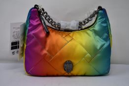 An as new Kurt Geiger Rainbow Recycled Multi Cross Body Bag.