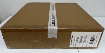 A boxed as new Fortinet FortiGate 140D-POE Network Security/Firewall Appliance (M/N: FG-140D-POE P/N