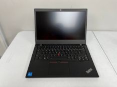 A pre-owned Lenovo ThinkPad L14 Gen2 14” Laptop with Intel Core i5-1145G7 2.60GHz CPU, 16GB RAM and