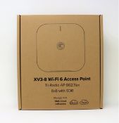 A boxed as new Cambium Network XV3-8 Wi-Fi 6 Access Point (M/N: REG-XV3-8 P/N: XV3-8X00A00-EU).