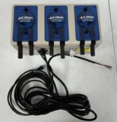 An as new Hydro Systems JLA 3 Pump Total Eclipse Liquid Laundry Supply Dispenser (HYDSPL0111) with
