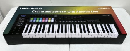 A boxed as new Novation Launch key 49 MK3 49-Key USB MIDI Ableton Keyboard Controller (EAN: 81530100