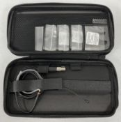 An as new Countryman E6XOW5B2SW E6 Flex Omnidirectional Earset Microphone for Shure TA4F in Black wi