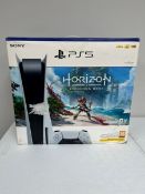A boxed as new Sony PlayStation 5 Disk Edition Horizon Forbidden West Bundle (M/N: CFI-1116A EAN: 71