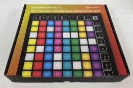 A boxed as new Novation LaunchPad X Grid Controller for Ableton Live (EAN: 815301001171) (Grade A+).