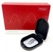 A boxed as new ReSound One RT61-DRWC Hearing Aid in Silver (Case, cleaning kit and Dutch language ma