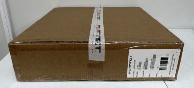 A boxed as new Fortinet FortiGate 301E Network Security/Firewall Appliance (M/N: FG-3001E P/N: P2159