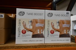 Twelve boxed as new Rio Tens boost healthcare pain relief machines.