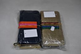 Eight as new Meg & Bee London Major Money Kit purses (RRP £95 each).