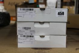 Three boxed as new Notifier by Honeywell CMA22 module interface.