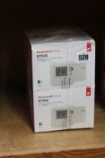 Four as new HoneyWell Home DT92E wireless room thermostats with eco feature.