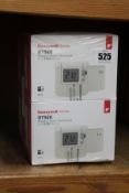 Four as new HoneyWell Home DT92E wireless room thermostats with eco feature.