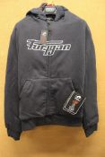 An as new Furygon Luxio Evo Textile Jacket in Blue (Size: XL).