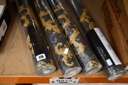 Four rolls of Versace wallpaper 4 x Batch No 96231-6 13A (4 x Roll size 0,70 m x 10.5 m / 27,56