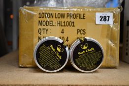 Twenty nine pots of Posh Chalk Metallic Paste Deep Gold 110ml.