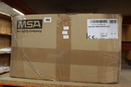 Twenty as new V-Gard, Red Fas-Trac III PVC helmets.