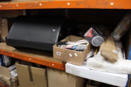 Miscellaneous musical related items to include an as new Hiscox guitar case, as new Dunlop Deluxe