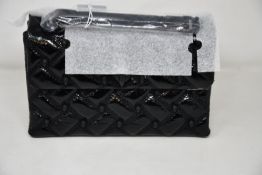An as new Kurt Geiger Kensington Day Bag Drench Leather in black (No packaging).