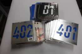 Thirty five as new Victas Table Tennis Rubbers to include Red 2.0 V>15 Extra, Black 2.0 VS>402