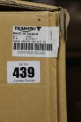 A boxed as new Triumph lower engine bar kit SS (A9780053).