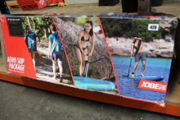 A Jobe Yarra 10ft 6inches inflatable stand up paddle board (Outer boxed damaged).