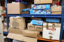 A quantity of miscellaneous toys, games and related to include Playmobil and Wild Republic.