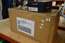 Nine pairs of women's boxed as new Caprice Moccasins in grey/blue (Various sizes).