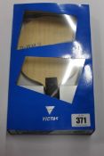 An as new Victas ZX-Gear IN FL Table Tennis Bat, OFF+ (REF: 028804).