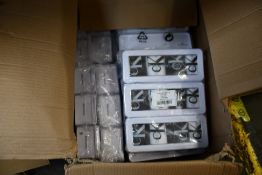 A quantity of Calvin Klein Jeans, black combo, one size, four pairs per tin (Approximately 35 tins x