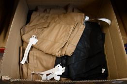 Eighteen pairs of as new Lurdes Bergada wide coated trousers (2 x S, 8 x M, 8 x L - RRP £93 each).