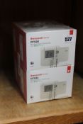 Four as new HoneyWell Home DT92E wireless room thermostats with eco feature.