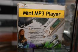 Ten boxed as new Teleadapt mini MP3 players.