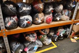 Twenty five bags of pre-owned clothing and related items.