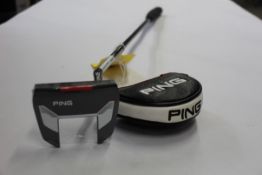An as new Ping Tyne 4 Putter Golf Club (Right-handed).
