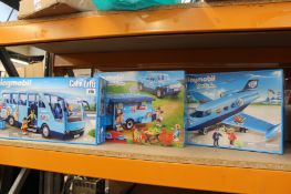 Three as new Playmobil Playsets to include 9502 Fun Park Up, 9366 Fun Park Plane and 9117 Fun Park