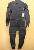 An as new Rip Curl Dawn Patrol C/Zip 53GB ST Wet Suit L in black (WSM9GM).