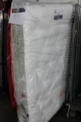 An as new Silentnight Miracoil Ortho mattress (Size unknown).