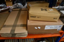 An as new XDEEP Zen Deluxe Set Harness with two boxes of weight pockets (M size, 3kg each (2pcs)).