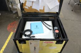 A pre-owned Tinsley Type 5915 Sine Wave Electroding Generator with travel trunk, used in submarine