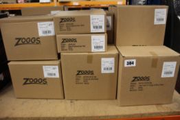 A large quantity of assorted as new Zoggs swimming goggles/masks and caps to include Phantom Jnr,