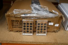 A quantity of Stick-N-Stay magnetic adhesive stays for shirt collars (Approximately 145 packs of