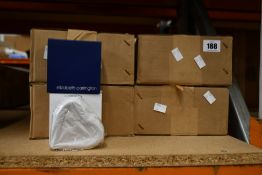 Forty eight heart shaped trinket boxes.