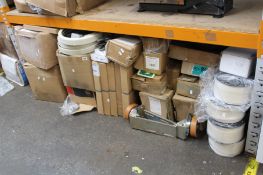 A quantity of miscellaneous items to include Siemens, Schneider, Mann+Hummel and Lumbarg.