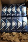 Thirty boxed as new Titleist Tour Soft 3-Pack Golf Balls in White.