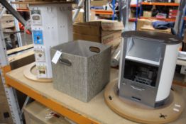 A pre-owned Techla My Family Dog Tag Engraving Machine with approximately eighty as new tags.