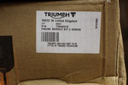 A boxed as new Triumph Engine Service Kit C Series for Triumph Tiger 800 XC (T3990015).
