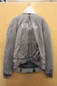 An as new Furygon Luxio Evo Textile Jacket in Grey (Size: XXL).