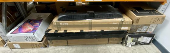 COLLECTION ONLY: A quantity of assorted monitors and TV's sold for parts (Items damaged/faulty/missi
