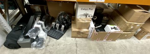 COLLECTION ONLY: A quantity of assorted new and pre-owned electrical items on and accessories (All i