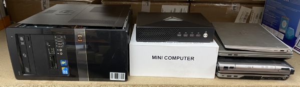COLLECTION ONLY: A quantity of assorted laptops and PC's (Sold for parts only).